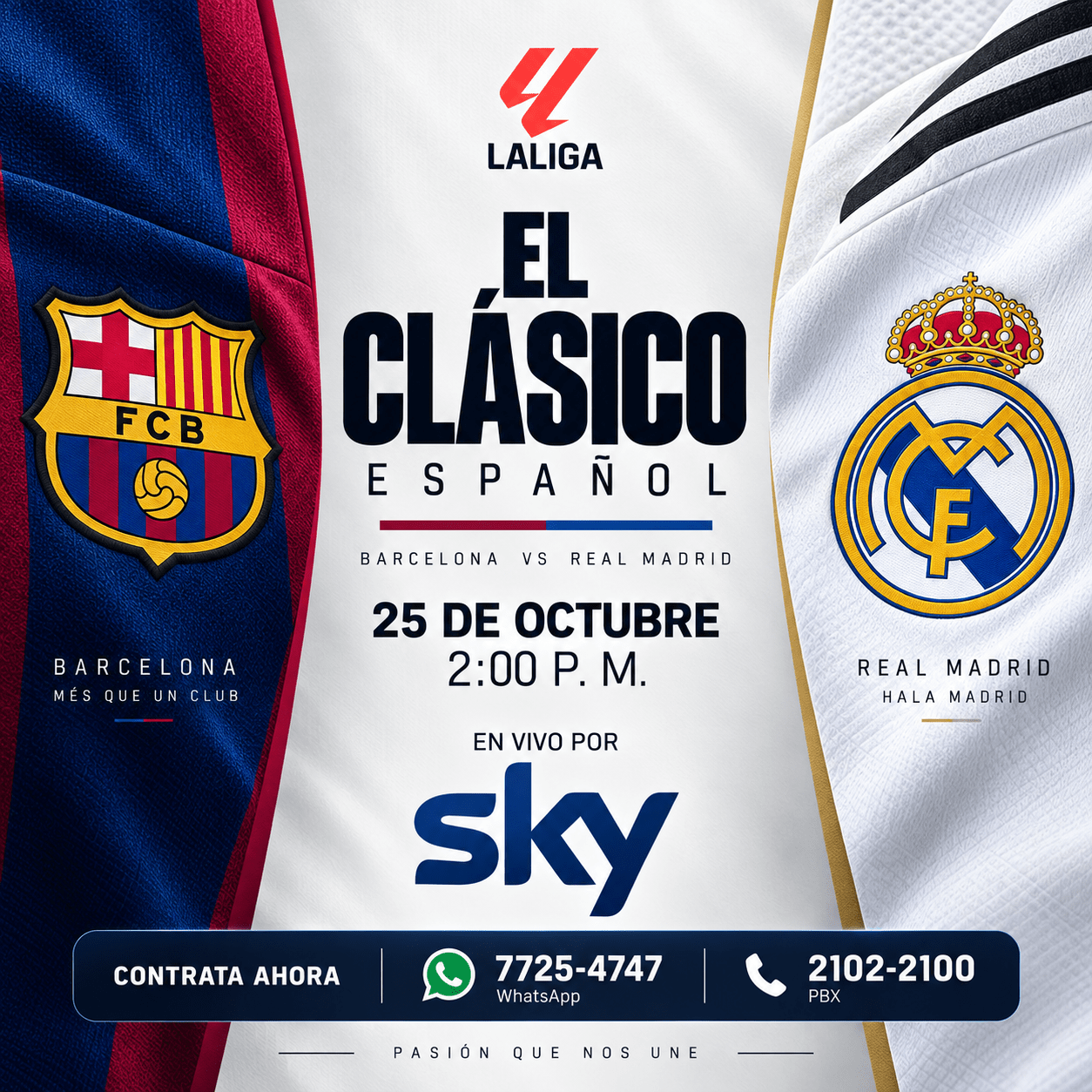 WhatsApp Sky El Salvador 77254747